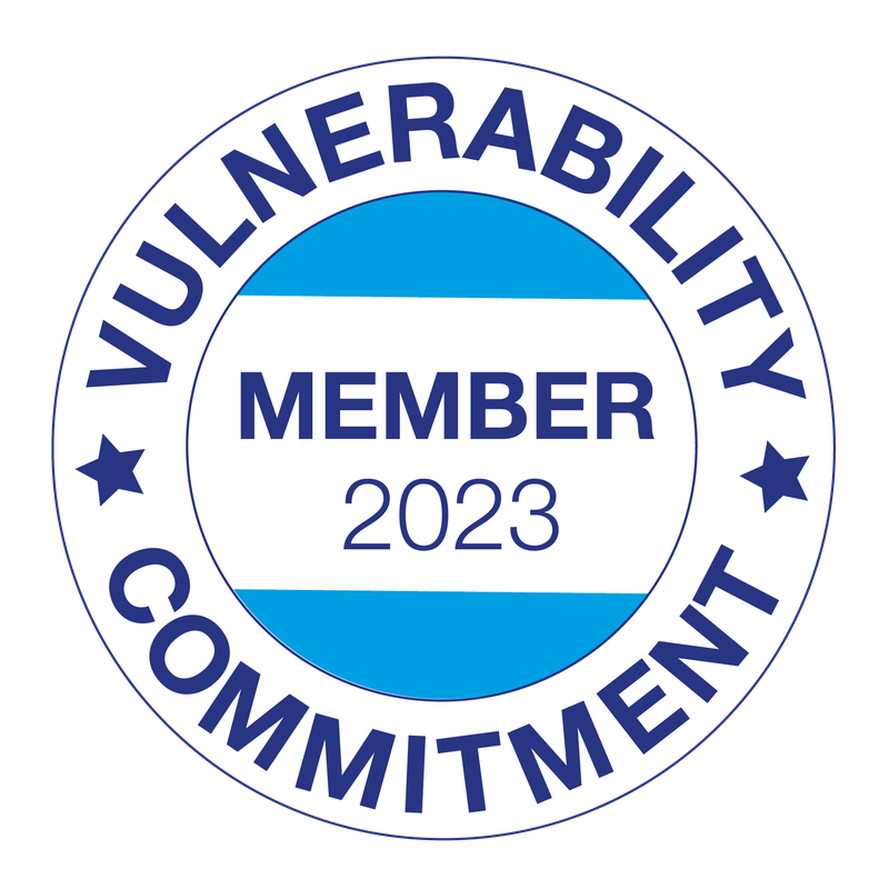 An image of the Vulnerability Commitment logo